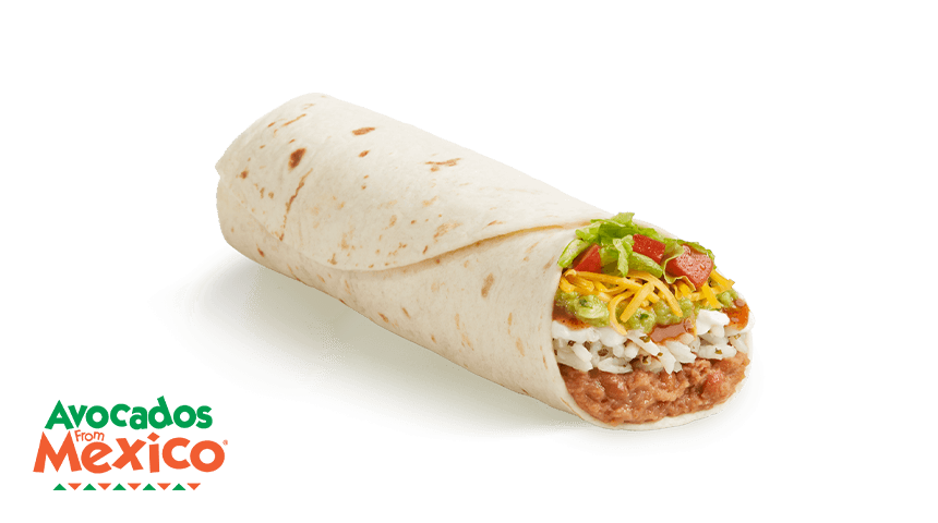 8 Layer Veggie Burrito